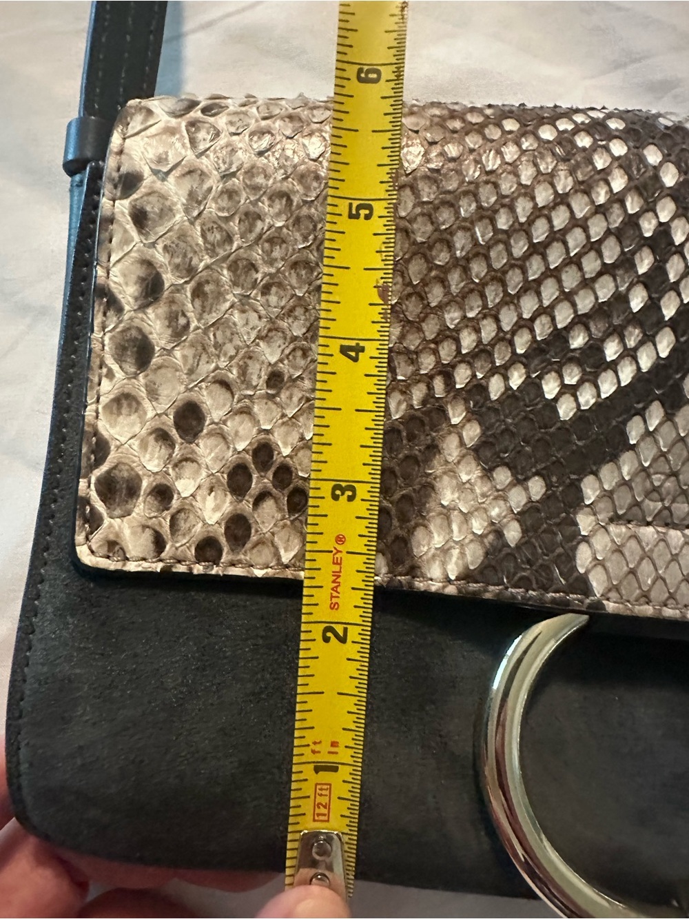 Chloé Faye Crossbody Bag with Python Excellent Condition - Picture 5 of 15